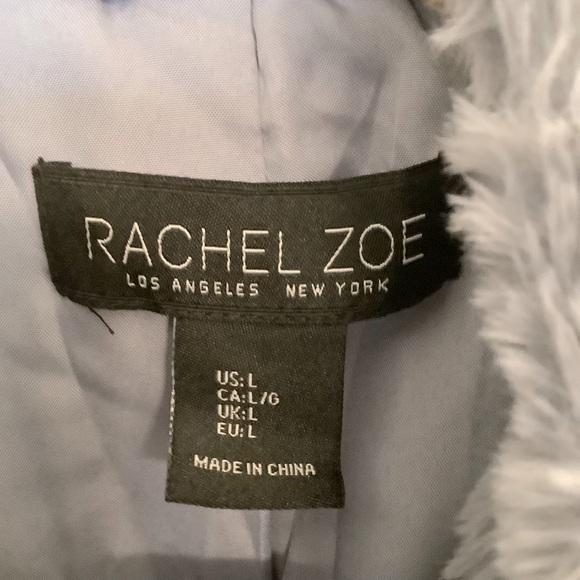 💠Baby Blue Faux Fur Blazer by Rachel Zoe💠 - Picture 4 of 4